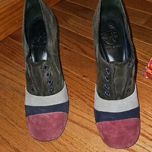 Tory Burch Women's Multicolor Suede Shoes